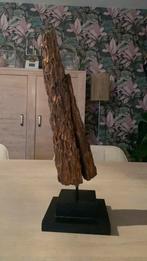 Wrakhout/Drijfhout Kunstobject ornament Koperkleurige gloed, Antiek en Kunst, Kunst | Beelden en Houtsnijwerken, Ophalen of Verzenden