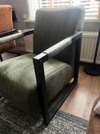 Stijlvolle fauteuil met metalen frame, 75 tot 100 cm, Ophalen of Verzenden, Zo goed als nieuw, Metaal
