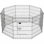 Puppyren, zwart en opvouwbaar, Dieren en Toebehoren, Ophalen, Zo goed als nieuw, 110 cm of meer, 65 tot 100 cm