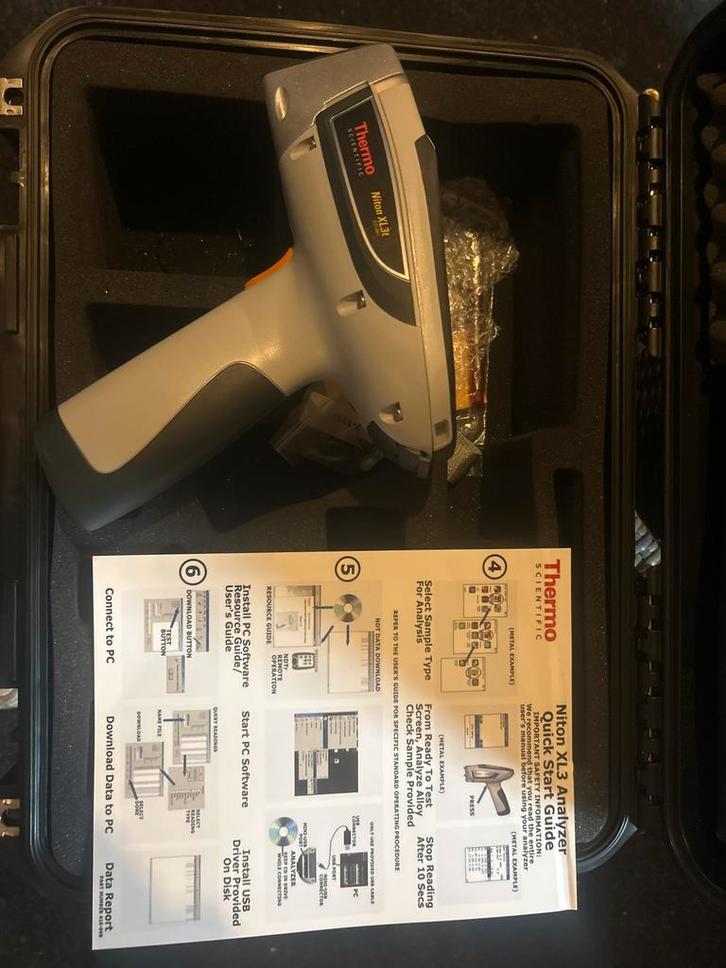 Thermo Scientific Niton XL3 Analyzer, Zakelijke goederen, Machines en Bouw | Industrie en Techniek, Ophalen