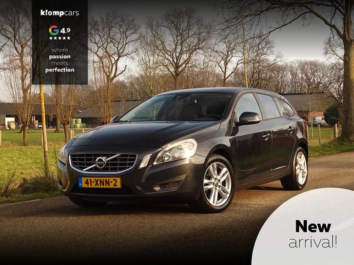Volvo V60 1.6 T3 Kinetic | Cognac Leer! | Navi | 17 inch, Auto's, Volvo, Bedrijf, Te koop, V60, ABS, Airbags, Airconditioning