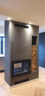 Houthaard | openhaard | inbouwhaard | liftdeurhaard | ECO, Huis en Inrichting, Haarden, Ophalen, Nieuw, Inbouwhaard, Houthaard