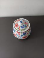 Kakelbont suikerpotje met deksel, Huis en Inrichting, Keuken | Servies, Overige typen, Ophalen of Verzenden, Zo goed als nieuw