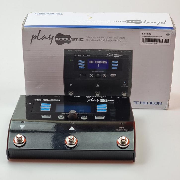 TC Helicon Play Acoustic Zwart, Muziek en Instrumenten, Effecten, Zo goed als nieuw