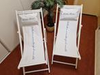 Riviera maison beach/ relax stoelen 4 stuks, Wit, Nieuw, Ophalen of Verzenden, Vier