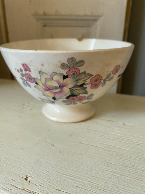 Grote Franse spoelkom Digoin, Antiek en Kunst, Antiek | Servies los, Ophalen of Verzenden