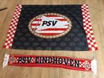 Grote PSV vlag en sjaal, Verzamelen, Sportartikelen en Voetbal, PSV, Vaantje of Sjaal, Ophalen of Verzenden