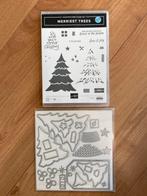 Stampinup merriest of trees bundel stempels stansen, Hobby en Vrije tijd, Stempelen, Ophalen of Verzenden, Zo goed als nieuw, Clearstamp