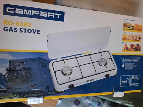 Nieuw gaskookstel met 2 volle gasflessen of los van elkaar, Caravans en Kamperen, Kampeeraccessoires, Nieuw, Ophalen of Verzenden