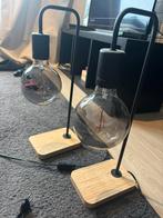 2x Lampen, Huis en Inrichting, Lampen | Tafellampen, Ophalen, Zo goed als nieuw, Minder dan 50 cm