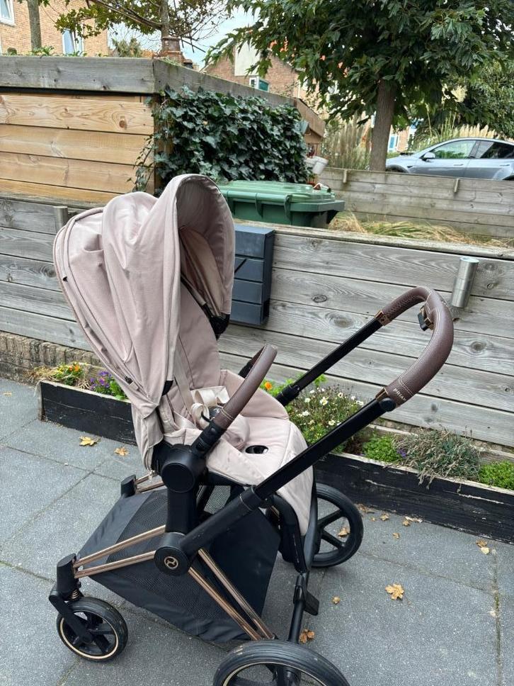 Cybex Priam Platinum 4 beige, Kinderen en Baby's, Kinderwagens en Combinaties, Zo goed als nieuw, Kinderwagen, Overige merken
