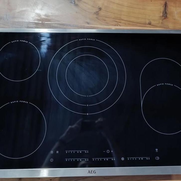 AEG HK854870XB kookplaat, Witgoed en Apparatuur, Kookplaten, Nieuw, Inbouw, Keramisch, 4 kookzones, Ophalen