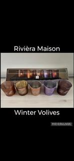 Rivièra Maison Winter Volives waxine lichtjes (5 stuks), Overige materialen, Bruin, Ophalen of Verzenden, Zo goed als nieuw