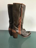 GRATIS VERZENDEN | SENDRA Nieuwe boho leren groene laarzen40, Verzenden, Nieuw, Groen, Hoge laarzen