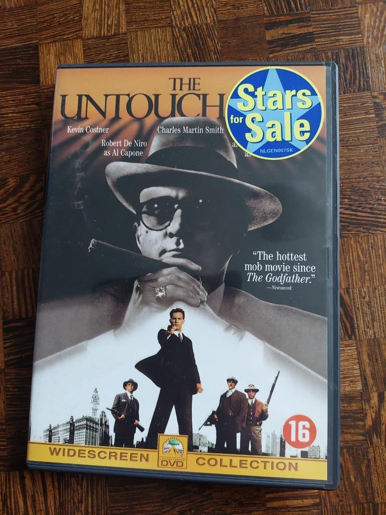 The Untouchables DVD - Actie en Misdaad Klassieker, Vanaf 16 jaar, Verzenden, 1980 tot heden, Zo goed als nieuw