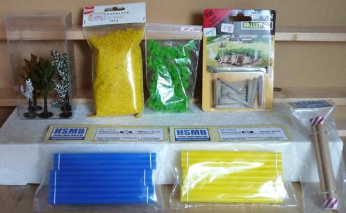 Scenery materiaal 1/87  HO  vaste prijs, Hobby en Vrije tijd, Modeltreinen | H0, Zo goed als nieuw, Natuur, Overige merken, Ophalen of Verzenden