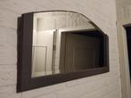 Antieke spiegel facet geslepen (vintage brocante art deco), Antiek en Kunst, Antiek | Spiegels, 50 tot 100 cm, Rechthoekig, Ophalen of Verzenden
