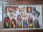oma's nostalgische oude kerstgroep made in germany, Ophalen of Verzenden, Gebruikt
