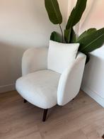 Fauteuil Lois Karwei Dutch Tribes Boucle stof walnoot poot, Ophalen, Eenpersoons, 75 tot 100 cm, Zo goed als nieuw
