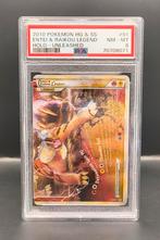 Entei & Raikou Legend UL91 PSA 8, Ophalen of Verzenden, Zo goed als nieuw