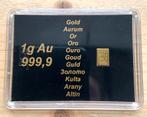 1 gram 999 goud baartje | giftcard | investering, Ophalen of Verzenden, Goud