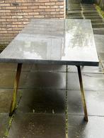 Eettafel voor tuin 100x200 antraciet betonlook, Ophalen, Gebruikt, Eettafel, 8 zitplaatsen