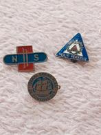 3 kleine oude speeltjes NS  veilig verkeer  de zilvervloot, Verzamelen, Speldjes, Pins en Buttons, Ophalen of Verzenden, Zo goed als nieuw