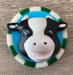 Magneet koe met open lachend bekje, Ophalen of Verzenden, Gebruikt