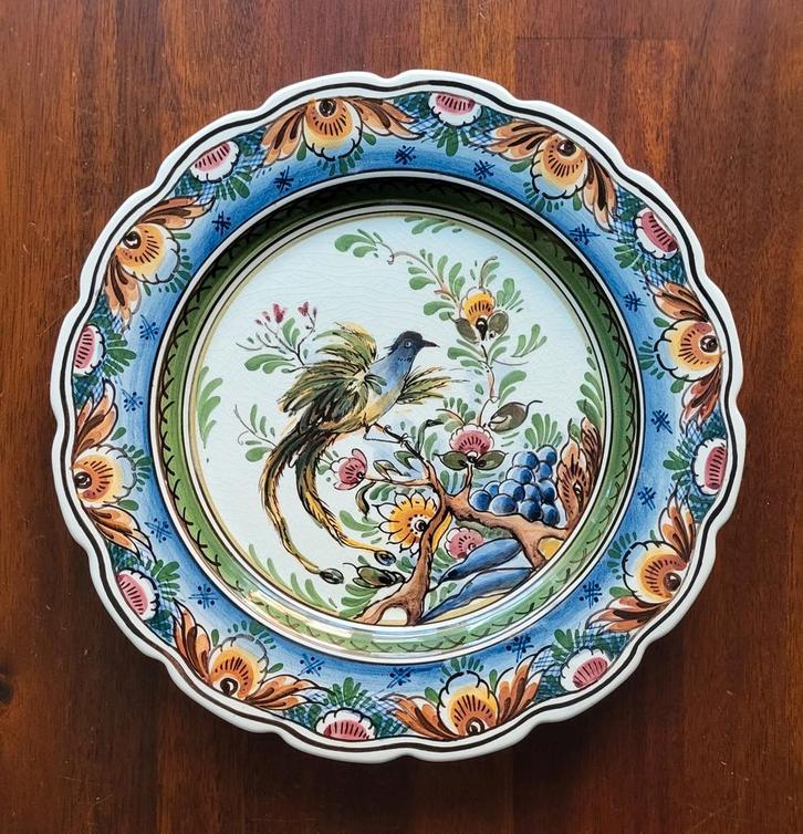 Delfts Blauw Wandbord Handgeschilderd, Antiek en Kunst, Antiek | Wandborden en Tegels, Ophalen of Verzenden