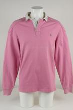 Ralph Lauren (rugby) polo shirt met lange mouw - Roze - L, Maat 52/54 (L), Ralph Lauren, Ophalen of Verzenden, Zo goed als nieuw