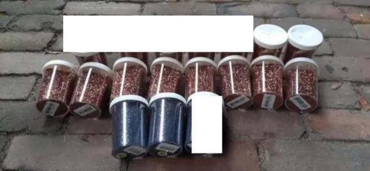 glitter potjes krulstokjes foam vorm hobby knutsel spullen, Hobby en Vrije tijd, Knutselen, Nieuw, Materiaal, Ophalen
