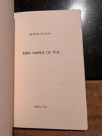 Rien simple ou pur - Patrick Wateau, Ophalen of Verzenden, Zo goed als nieuw, Eén auteur, Patrick Wateau
