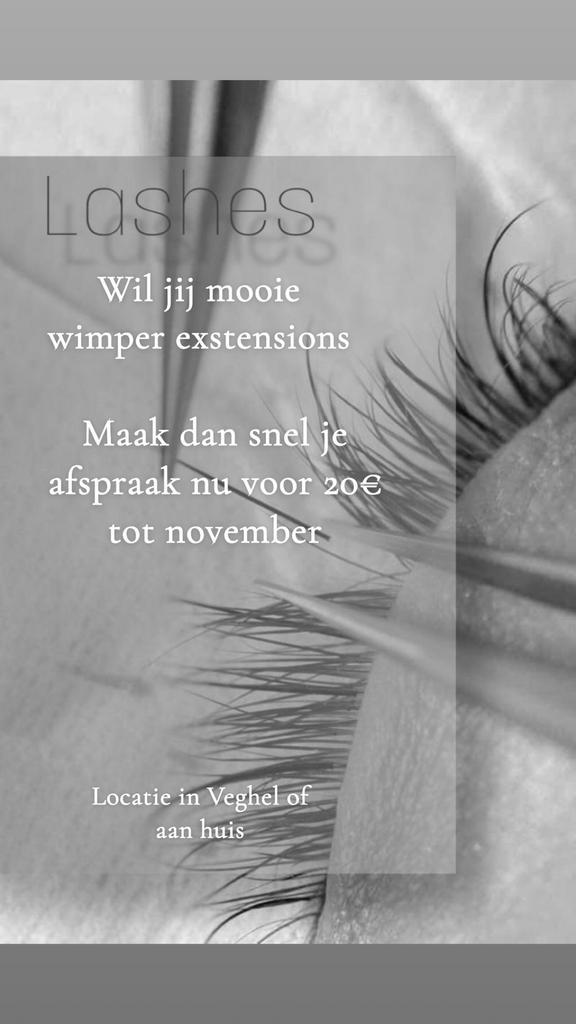 Wimper exstensions omgeving veghel nu voor 20€ nieuwe set, Vacatures, Vacatures | Schoonmaak en Facilitaire diensten, Vanaf 10 jaar