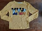Disney shirt met mickey maat 122-128, Disney, Jongen of Meisje, Ophalen of Verzenden, Zo goed als nieuw