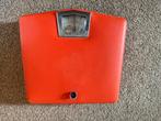 Vintage retro curiosa brabantia Weegschaal Oranje, 100 kg of meer, Ophalen of Verzenden, Zo goed als nieuw, Personenweegschaal