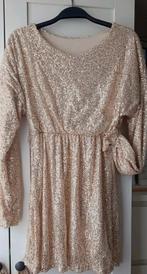 Mooi goud glitter feestjurk, pailletten jurk, maat 146 😍, Kinderen en Baby's, Kinderkleding | Maat 146, Ophalen of Verzenden