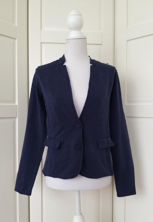 Geisha nieuw donker blauw jersey colbert blazer jasje S 36, Kleding | Dames, Jasjes, Kostuums en Pakken, Nieuw, Jasje, Maat 36 (S)