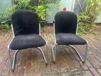2 x Gipsen 413 Fauteuils ( de lage dus) in nette staat, Huis en Inrichting, Fauteuils, Ophalen, Gebruikt, Metaal, 75 tot 100 cm
