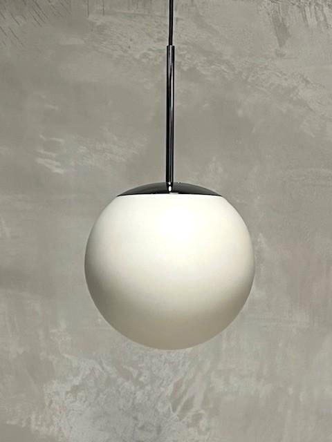 Peill & Putzler hanglamp vintage design bollamp retro lamp, Huis en Inrichting, Lampen | Hanglampen, Gebruikt, Minder dan 50 cm