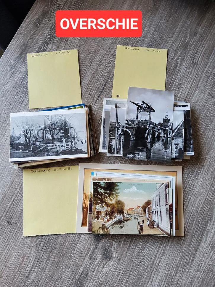 Ansichtkaarten Rotterdam OVERSCHIE - BUNDEL 90st, Verzamelen, Ansichtkaarten | Nederland, Zuid-Holland, Ophalen of Verzenden