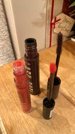 Paarse mascara en Roze lipstick maat.  Beide 1 keer gebruikt, Ophalen, Zo goed als nieuw, Paars, Lippen