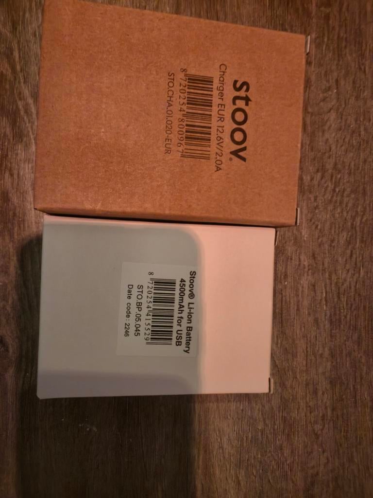 Stoov Accu groote capaciteit- Nieuw 4500 mah, Ophalen of Verzenden, Nieuw, Oplaadbaar