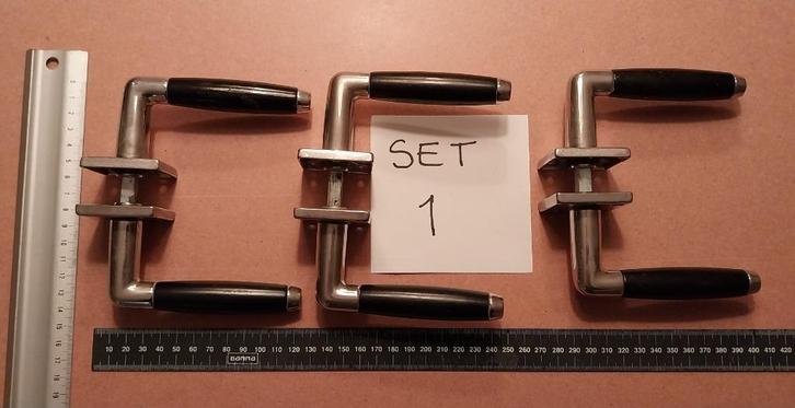 KLINK Handgrepen deur DIVERSE SETS EN ENKELE STUKS !!!!, Doe-het-zelf en Verbouw, Hang- en Sluitwerk, Gebruikt, Klink of Kruk