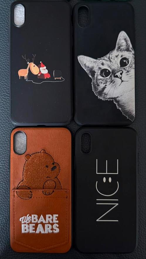 Set van 7 iPhone X hoesjes - uniek design, Telecommunicatie, Mobiele telefoons | Hoesjes en Frontjes | Apple iPhone, Zo goed als nieuw
