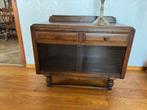 Vintage Theekastje, Ophalen, Gebruikt, 50 tot 100 cm, Met lade(s)
