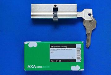 AXA 45-50mm VH-Cilinder Security Slot Vernikkeld SKG**