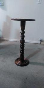 Houten Bijzettafel - Ronde Vorm, Ophalen, Gebruikt, Hout