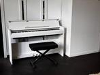 yamaha electrische piano met piankruk, Muziek en Instrumenten, Piano's, Ophalen, Wit, Digitaal, Zo goed als nieuw