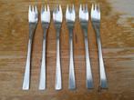 Gero Zilmeta 519 Flamenco - 6 Visvorken / Visbestek, Antiek en Kunst, Antiek | Bestek, Ophalen of Verzenden