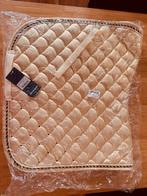 Horsegear zadeldek en halsterset goud sparkle, Ophalen of Verzenden, Nieuw, Dressuur